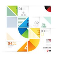 Abstract infographic Design circle shape style N2