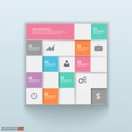Abstract paper infographic N89