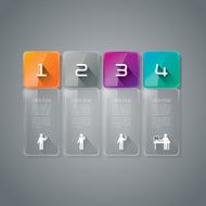 Infographics vector design template N484