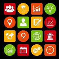 Business Icons Set and Design Elements N2