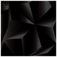 Abstract geometric vector background 3d black template design elements