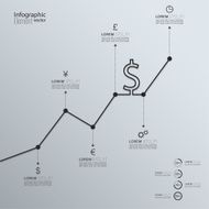 Timeline Infographic with arrows and pointers N14