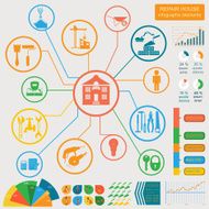 House repair infographic set elements N18