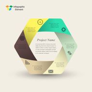 Infographics web design Modern template N37