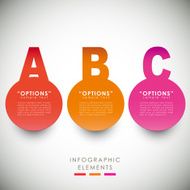 vector abstract 3d paper infographics N119