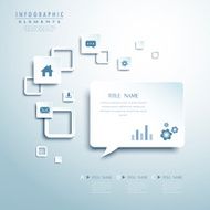 speech bubble infographics