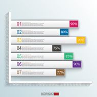 Infographics vector design template N488