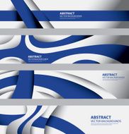 Abstract Finland Flag Finnish Background Colors (vector Art) N2