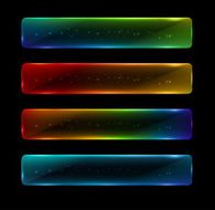 Abstract colorful glowing options N3