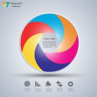 Infographics web design Modern template N38