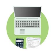 Business office and marketing items icons N35