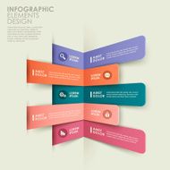 abstract origami banner infographics N3