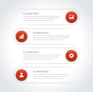 Business step options banner Vector illustration N40