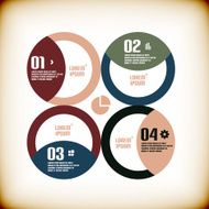 Modern business chart banner template N2