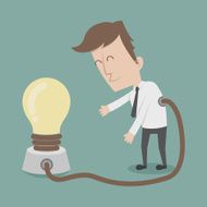 businessman get idea N8