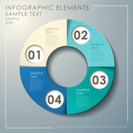 abstract 3d paper infographics N141