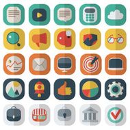 Business flat icons set N13