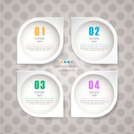 vector abstract 3d infographics N4