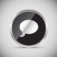 Shine glossy computer icon vector illustration N40