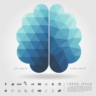 brain on concept pattern and free form geometry