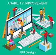 GUI design People Isometric