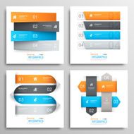 Set of Modern Infographics Elements N35