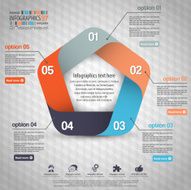 Minimal infographic template N50