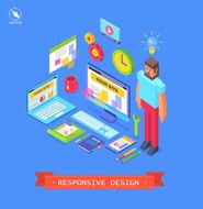Vectoor isometric flat design N2