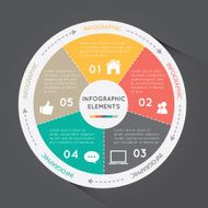 Circular Infographic elements N2
