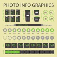 Photo infographics set part two N2