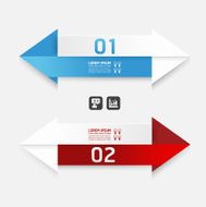 Modern Design template arrow style N2