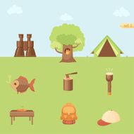 Camping Icons N25