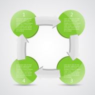 Modern vector template for your business project N378