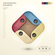 abstract 3d origami infographics N2