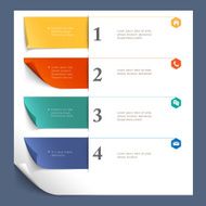 Infographics and web design template N3