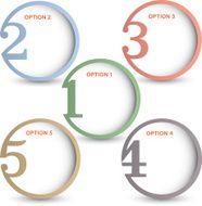 Design Infographic Circle Template N9