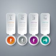 Infographics vector design template N495