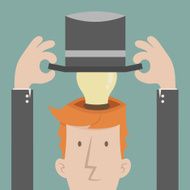 businessman get idea N9