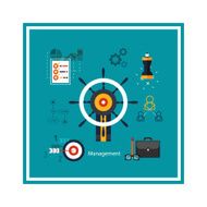 Icons for management concept N4