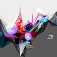 Colorful abstract graph N8