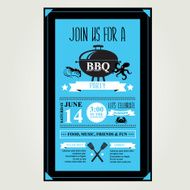 Barbecue party invitation N28