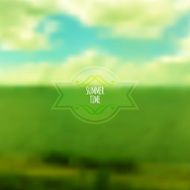 Corporate website design Summer Time Vector