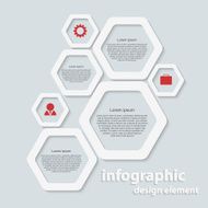 Abstract paper infographic Design elements N3