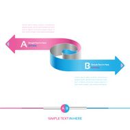 Steps paper strip template Vector option stripchart