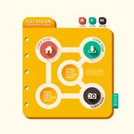 Abstract infographics N249