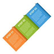 Paper infographic modern design element N2