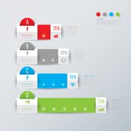 Infographics vector design template N497