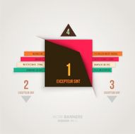 Abstract infographics design N91