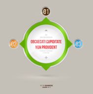 Abstract Paper infografics design N50