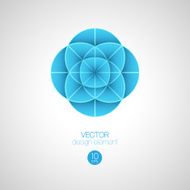 3d triangular background Vector illustration N13